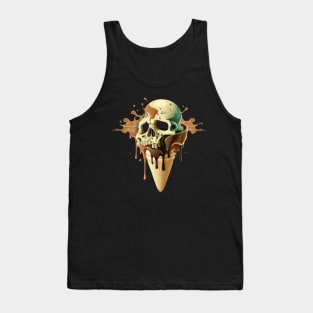 Ice Cream Skull Tank Top